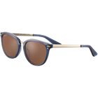 JODIE, Shiny Crystal Fed Blue Shiny Light Gold Metal-Mineral Polarized Drivers Cat 2 to 3, hi-res image number null